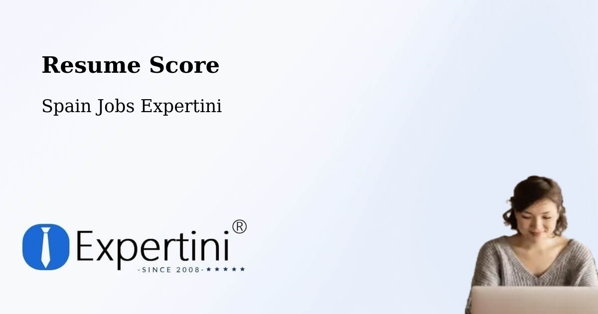 Resume Score & Job Description Match Tool – Polán - Spain Jobs Expertini